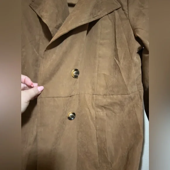 NWT Alunalevi Autum jacket tench coat style- size l/xl - Picture 7 of 11